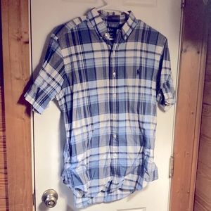 Polo short sleeve button up